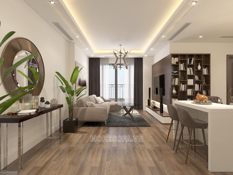 Ghế sofa góc nỉ đẹp